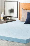 3 - Inch Gel Infused Memory Foam Mattress Topper – Twin, Full, Queen, King – Cooling & Pressure Relief - with TWIN | Sold by Uncle Wiener's Wholesale