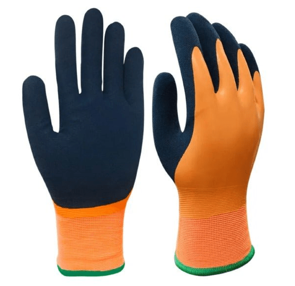 3-Pair Thermal Latex Coated Work Gloves – Double-Layer Cashmere Liner Cold Weather Grip GNG15 - with Medium | Sold by Uncle Wiener's Wholesale