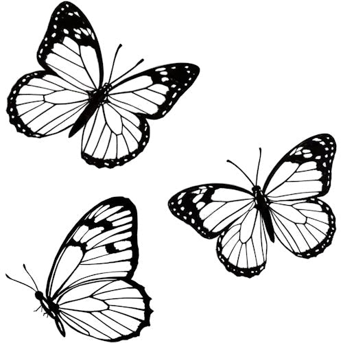 3-Piece Black Iron Butterfly Wall Art Set for Garden, Fence, Patio, Porch & Home Decor ONWD1212 - with | Sold by Uncle Wiener's Wholesale