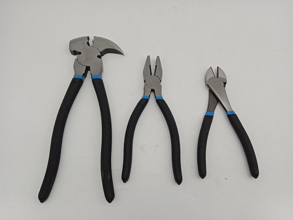 3-Piece Combination Pliers Set 7" 8" 10.5" Heavy Duty T1005 - with | Sold by Uncle Wiener's Wholesale