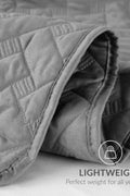 3 - Piece Microfiber Quilt Set – Basketweave Pattern Bedspread, Twin, Queen & King - with QUEEN | Sold by Uncle Wiener's Wholesale