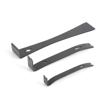 3 Piece Pry Bar Set – Forged Carbon Steel Nail & Trim Puller Kit WT04C2065 - with | Sold by Uncle Wiener's Wholesale