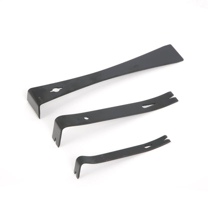 3 Piece Pry Bar Set – Forged Carbon Steel Nail & Trim Puller Kit WT04C2065 - with | Sold by Uncle Wiener's Wholesale