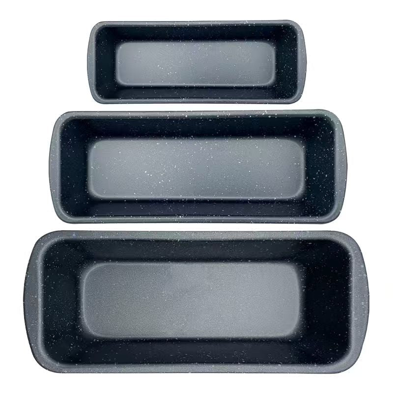 3-Piece Rectangle Bread Mold Set Non-Stick Loaf Pans 220532 - with | Sold by Uncle Wiener's Wholesale