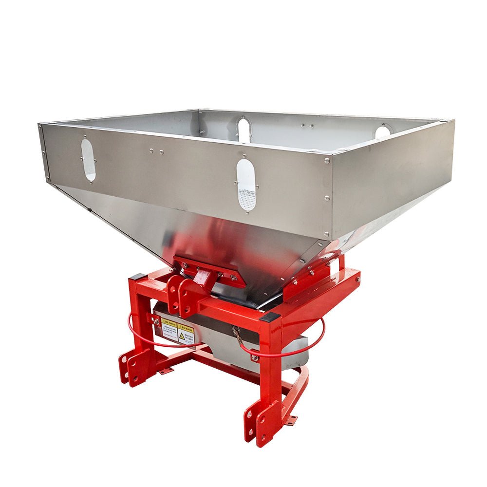 3 Point Hitch Salt Spreader – 500L Stainless Steel PTO Fertilizer & Sand Spreader | SKU 249051 - with | Sold by Uncle Wiener's Wholesale