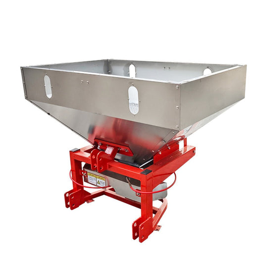3 Point Hitch Salt Spreader – 500L Stainless Steel PTO Fertilizer & Sand Spreader | SKU 249051 - with | Sold by Uncle Wiener's Wholesale