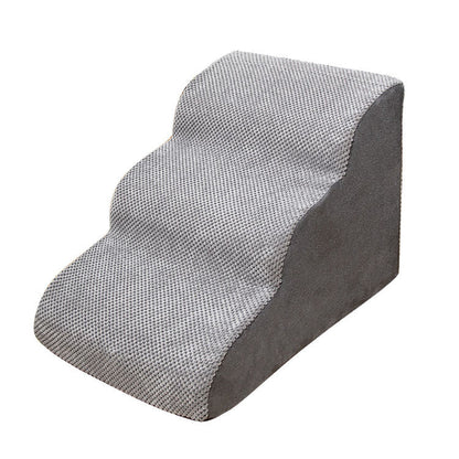 3 - Step Dog Stairs IDB303 – Soft Non - Slip Pet Ramp 22.4×15.7×15.7" IDB303 - Dog Stairs with | Sold by Uncle Wiener's Wholesale