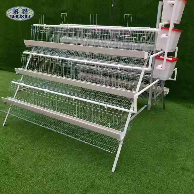 3 - Tier 96 - Layer Chicken Egg Laying Cage System – Poultry Coop Rack | SKU: 215414 - General Equipment with | Sold by Uncle Wiener's Wholesale