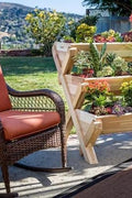 3 - Tier Wooden Raised Garden Planter Box – Cascading Vertical Bed for Herbs, Flowers & Vegetables | SKU: RGT210 - with | Sold by Uncle Wiener's Wholesale