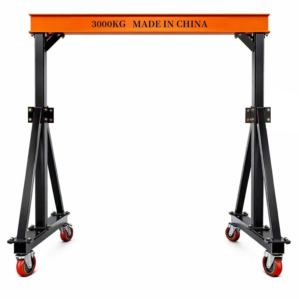 3 Ton Mini Gantry Crane 3M Height 2.5M Width Heavy Duty Shop Lifting System GC6000G - with | Sold by Uncle Wiener's Wholesale