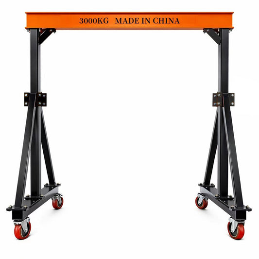 3 Ton Mini Gantry Crane 3M Height 2.5M Width Heavy Duty Shop Lifting System GC6000G - with | Sold by Uncle Wiener's Wholesale