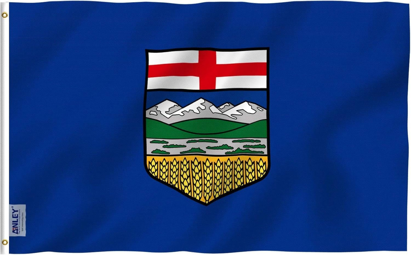 3' x 5' Polyester Flags Canada Alberta Ukraine Pirate Poland Novelty Indoor Outdoor - General Equipment with Alberta Province Flag | Sold by Uncle Wiener's Wholesale