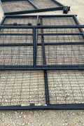 9 FT x 9 FT x 6 FT Outdoor Metal Dog Kennel Fence with Entry Gate – Black Heavy-Duty Pet Enclosure