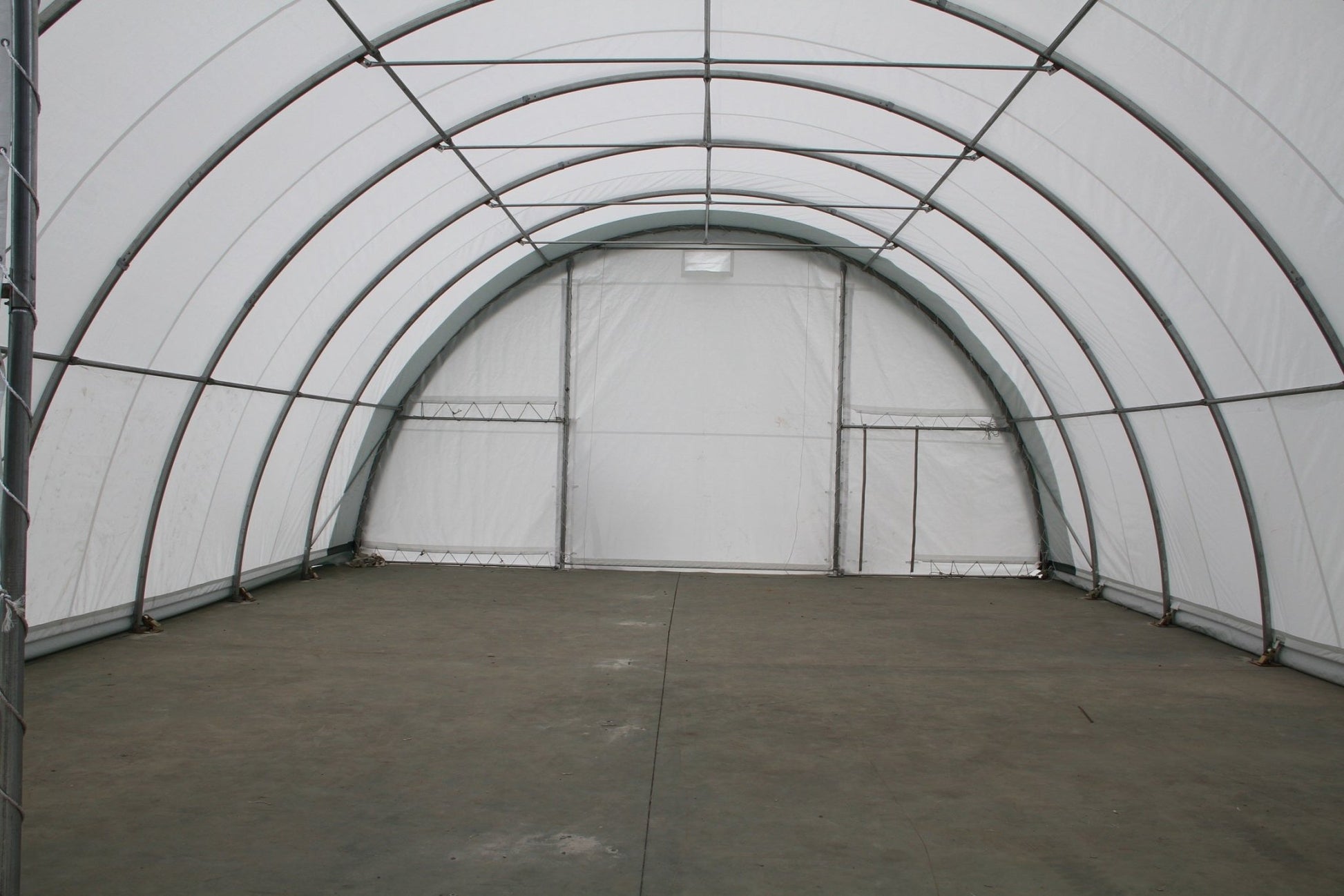 30 Ft Wide Galvanized Steel Storage Shelter – S Model Single Truss Building for Industrial & Farm Use - Farm Equipment with 30X40X15 10.5 OZ PE | Sold by Uncle Wiener's Wholesale