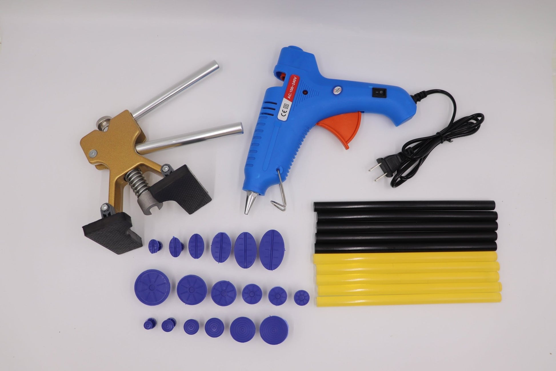 30 PCS Paintless Dent Repair Kit with Glue Gun – DIY Car Dent Puller Tool Set 830573 - with | Sold by Uncle Wiener's Wholesale