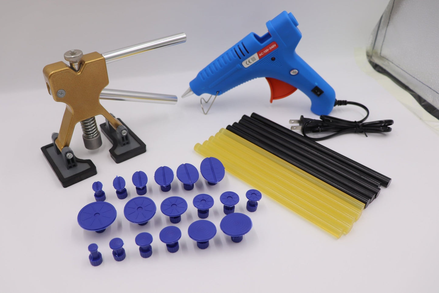 30 PCS Paintless Dent Repair Kit with Glue Gun – DIY Car Dent Puller Tool Set 830573 - with | Sold by Uncle Wiener's Wholesale