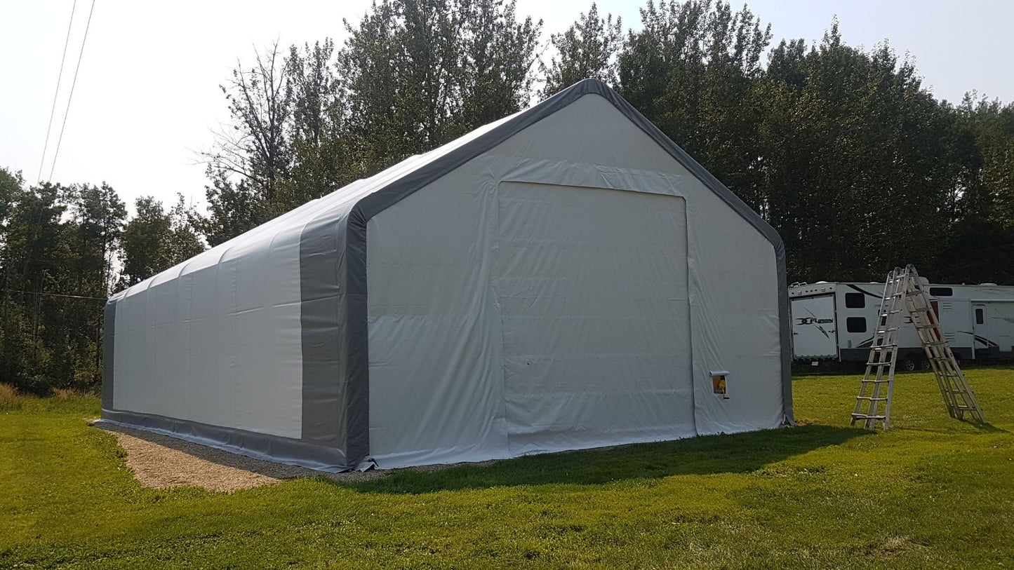 30′ WIDE DOUBLE TRUSS STORAGE BUILDINGS - with Standard 30X40X20 | Sold by Uncle Wiener's Wholesale