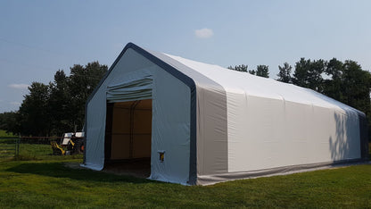 30′ WIDE DOUBLE TRUSS STORAGE BUILDINGS - with Standard 30X40X20 | Sold by Uncle Wiener's Wholesale