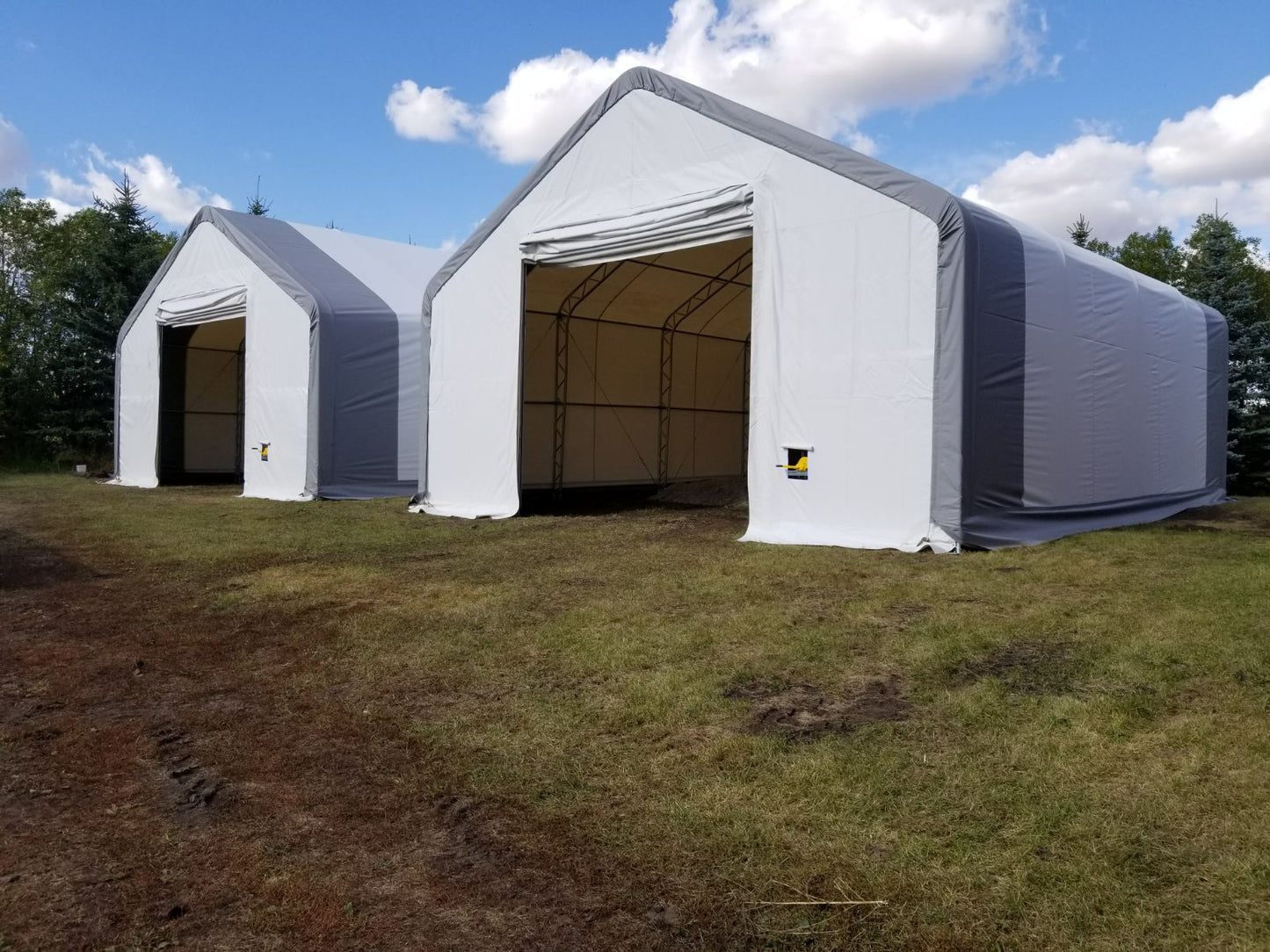 30′ WIDE DOUBLE TRUSS STORAGE BUILDINGS - with Standard 30X40X20 | Sold by Uncle Wiener's Wholesale