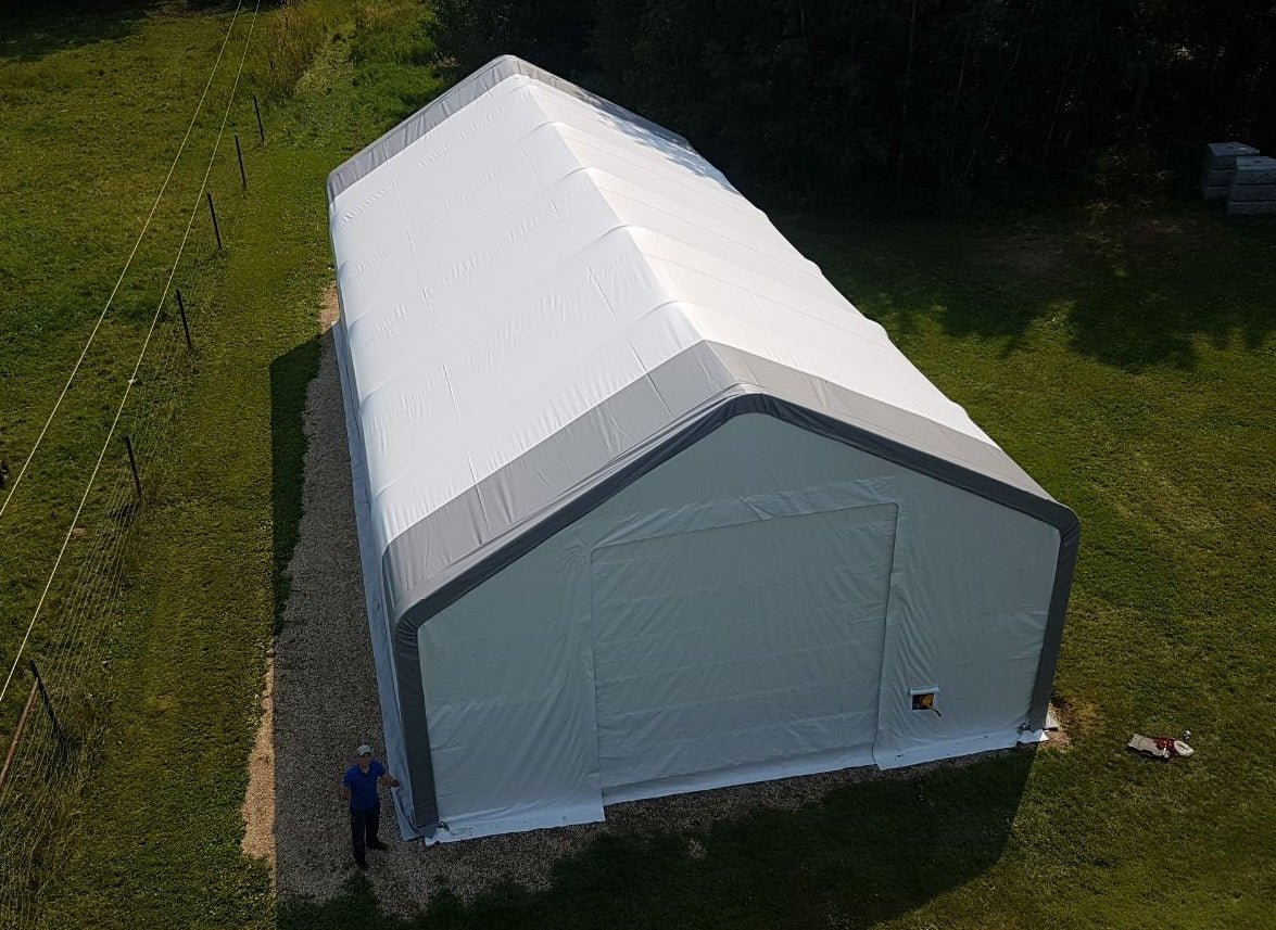 30′ WIDE DOUBLE TRUSS STORAGE BUILDINGS - with Standard 30X40X20 | Sold by Uncle Wiener's Wholesale