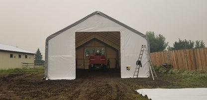 30′ WIDE DOUBLE TRUSS STORAGE BUILDINGS - with Standard 30X40X20 | Sold by Uncle Wiener's Wholesale