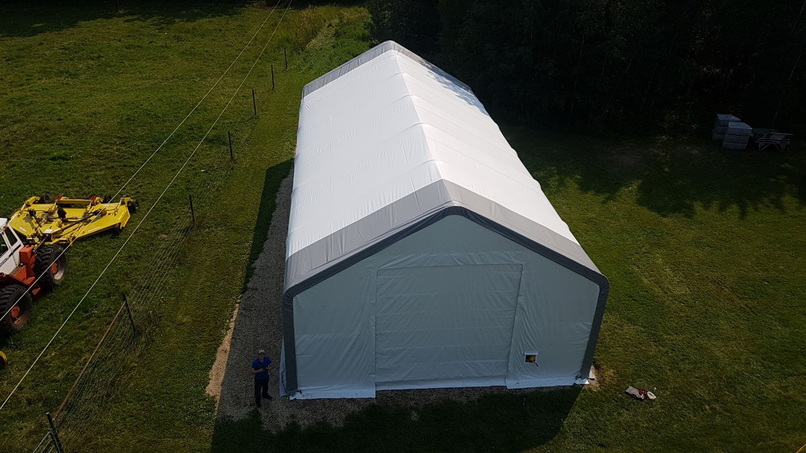 30′ WIDE DOUBLE TRUSS STORAGE BUILDINGS - with Standard 30X40X20 | Sold by Uncle Wiener's Wholesale