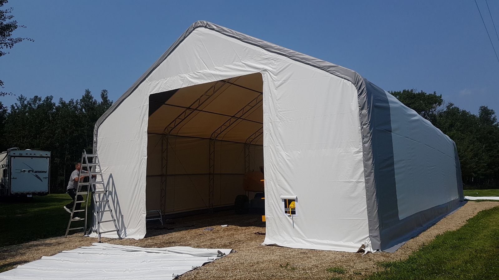 30′ WIDE DOUBLE TRUSS STORAGE BUILDINGS - with Standard 30X40X20 | Sold by Uncle Wiener's Wholesale