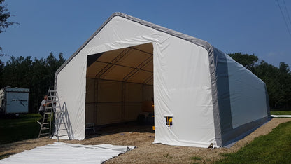 30′ WIDE DOUBLE TRUSS STORAGE BUILDINGS - with Standard 30X40X20 | Sold by Uncle Wiener's Wholesale