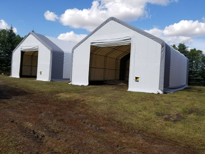 30′ WIDE DOUBLE TRUSS STORAGE BUILDINGS - with Standard 30X40X20 | Sold by Uncle Wiener's Wholesale