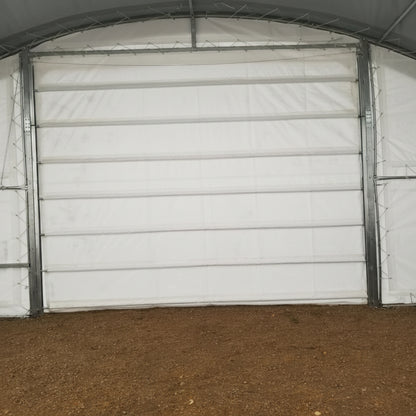 30′ Wide Portable Oval Truss Storage Shelter – SP Model with UV - Resistant Fabric & Anchoring Kit - Portable Oval Storage Shelter with 30X40X15 10.5 OZ PE | Sold by Uncle Wiener's Wholesale