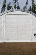 30′ Wide Portable Oval Truss Storage Shelter – SP Model with UV - Resistant Fabric & Anchoring Kit - Portable Oval Storage Shelter with 30X40X15 10.5 OZ PE | Sold by Uncle Wiener's Wholesale