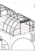 30 ft PVC fabric shelter with double truss - [Specific View or Usage]