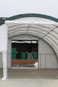 Double-door S Model shelter for large equipment access