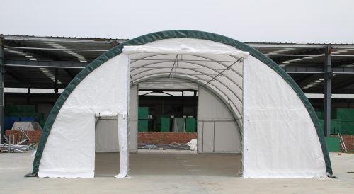 Double-door S Model shelter for large equipment access
