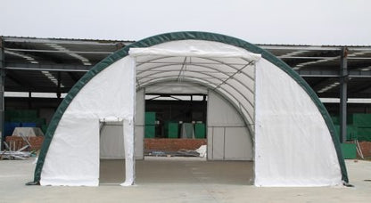 Double-door S Model shelter for large equipment access