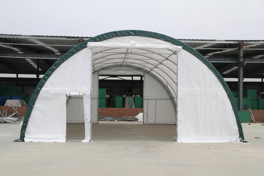 Double-door S Model shelter for large equipment access