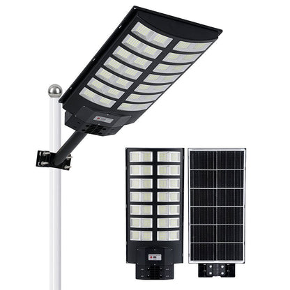 3000W LED Solar Street & Yard Light – XL800 Outdoor Security Fixture | SKU: XL800 JXFL3000 - with | Sold by Uncle Wiener's Wholesale