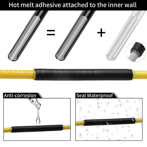 300pcs Polyolefin Shrinking Assorted Heat Shrink Tube Set CZ0000550 - with | Sold by Uncle Wiener's Wholesale