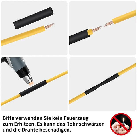 300pcs Polyolefin Shrinking Assorted Heat Shrink Tube Set CZ0000550 - with | Sold by Uncle Wiener's Wholesale