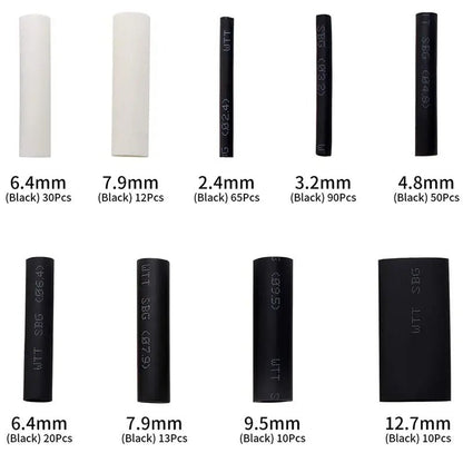 300pcs Polyolefin Shrinking Assorted Heat Shrink Tube Set CZ0000550 - with | Sold by Uncle Wiener's Wholesale