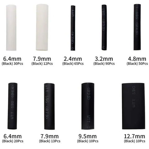 300pcs Polyolefin Shrinking Assorted Heat Shrink Tube Set CZ0000550 - with | Sold by Uncle Wiener's Wholesale