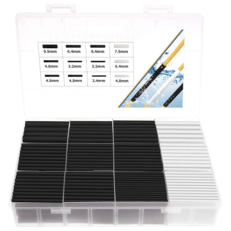 300pcs Polyolefin Shrinking Assorted Heat Shrink Tube Set CZ0000550 - with | Sold by Uncle Wiener's Wholesale