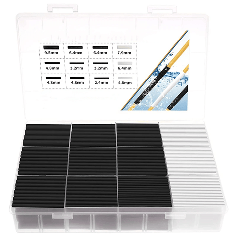 300pcs Polyolefin Shrinking Assorted Heat Shrink Tube Set CZ0000550 - with | Sold by Uncle Wiener's Wholesale