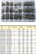 300pcs Stainless Steel Compression Spring Kit Assortment FS011296 - with | Sold by Uncle Wiener's Wholesale