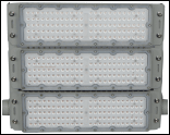 300W LED Flood Light Outdoor 85–265V IP65 Waterproof High Power Stadium Wall Light Gray Single Row FL300G - with | Sold by Uncle Wiener's Wholesale