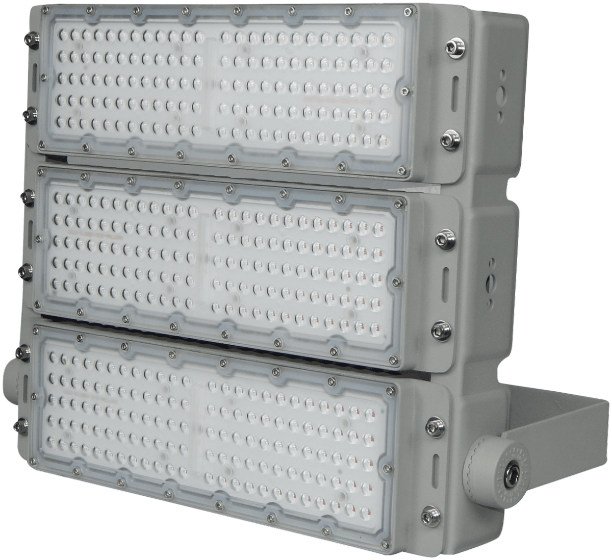 300W LED Flood Light Outdoor 85–265V IP65 Waterproof High Power Stadium Wall Light Gray Single Row FL300G - with | Sold by Uncle Wiener's Wholesale