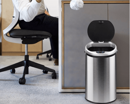 30L Stainless Steel Motion Sensor Trash Can – Automatic Touchless Bin – 329636 - with | Sold by Uncle Wiener's Wholesale