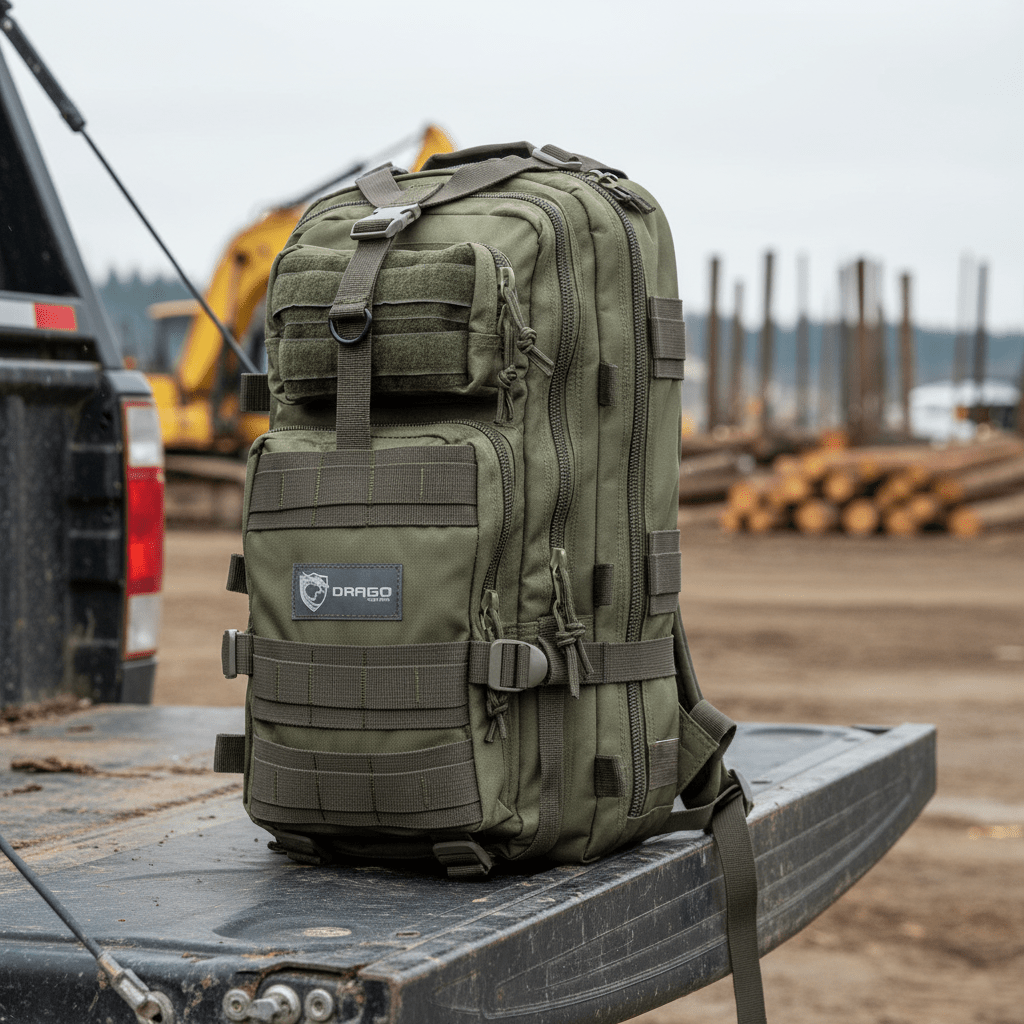 30L Tactical Operator Backpacks – Military Style, Molle Compatible, Outdoor Hiking Bag - General Equipment with BLACK | Sold by Uncle Wiener's Wholesale