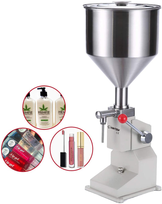 Manual Liquid Filling Machine Front View

Stainless Steel Hopper Tank

Liquid Bottle Filler with Piston Nozzle

Commercial Hand-Operated Filler for Cosmetics

Juice and Water Bottle Filling Machine in Use