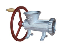 32 Cast Iron Manual Meat Grinder with Flywheel Belt Drive Heavy - Duty Sausage Grinder S1350 - with | Sold by Uncle Wiener's Wholesale
